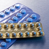 Contraceptive pills in blister packs