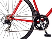 Bicycle chain and back wheel