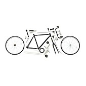 Components of a road bike