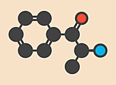 Cathinone khat stimulant molecule