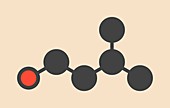Isoamyl alcohol molecule