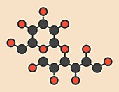 Maltitol sugar alcohol sweetener molecule