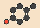 P-cresol molecule