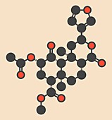 Salvinorin molecule