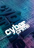 Cyber crime,Illustration