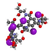Iodixanol contrast agent molecule