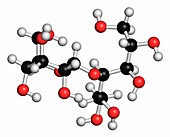 Maltitol sugar alcohol sweetener molecule