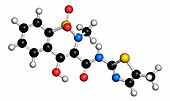 Meloxicam NSAID drug molecule