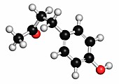 Raspberry ketone molecule