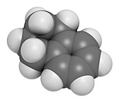 Tetralin solvent molecule
