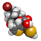 Tiotropium bromide COPD drug molecule