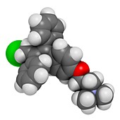 Toremifene drug molecule