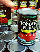 Genetically modified tomato puree