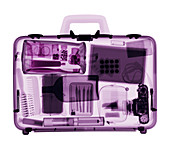 Suitcase,coloured X-ray
