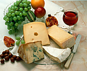 Assortment of cheeses