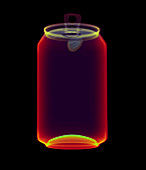 Drinks can X-ray