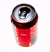 Open cola can