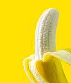 Peeled banana