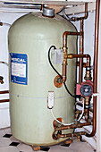 Domestic hot water cylinder