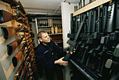 Police firearms collection