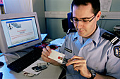 Forensic testing of a mobile phone