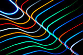 Moving lights,abstract image