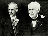 Henry Ford and Thomas Edison,American inventors