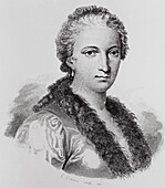 Portrait of Maria Agnesi,Italian mathematician