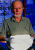 Portrait of American oceanographer,Jeffrey Bada