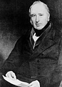 Portrait of Sir George Cayley,British inventor