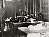 Laboratory of Pierre and Marie Curie,1898