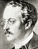 Portrait of German engineer,Rudolf Diesel