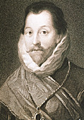 Portrait of the English explorer Sir Francis Drake