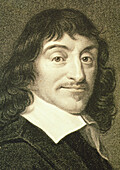 Portrait of French mathematician Rene Descartes
