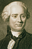 Portrait of Jean D'Alembert,French mathematician