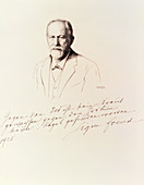 Portrait of Sigmund Freud (by R.Kastor)