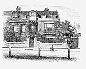 Artwork of Michael Faraday's last home