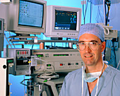 Portrait of anaesthetist,Gavin Kenny