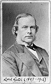 Lord Joseph Lister,pioneer of antiseptic surgery