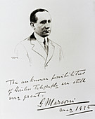 Portrait of Marconi by Robert Kastor