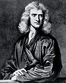 The English physicist and mathematician I. Newton