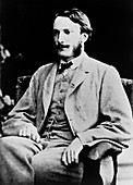 Self-portrait of Lord Rayleigh in 1870 aged 28