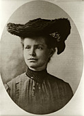 Portrait of biologist Nettie Stevens