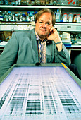 Dr Bryan Sykes,genetic researcher of the Ice Man