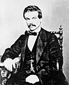 Portrait of Ernest Solvay,Belgian chemist