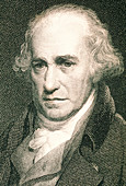 Portrait of the Scottish engineer James Watt