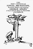 George Adams' 'New Universal Single Microscope'