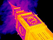 Big Ben,UK,thermogram