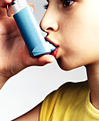 Asthmatic girl