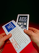 UK government AIDS information leaflet